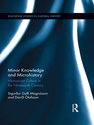 cover image of Minor Knowledge and Microhistory